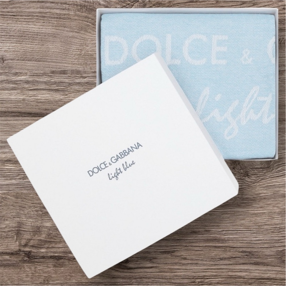 Dolce & Gabbana Light Blue Beach Towel(NIB)